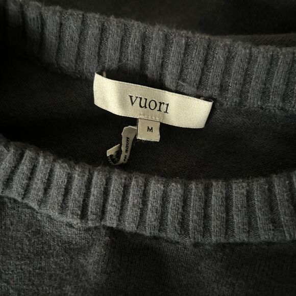 Vuori Men's Fluent Sweater in Charcoal Gray Size Medium - Picture 5 of 7